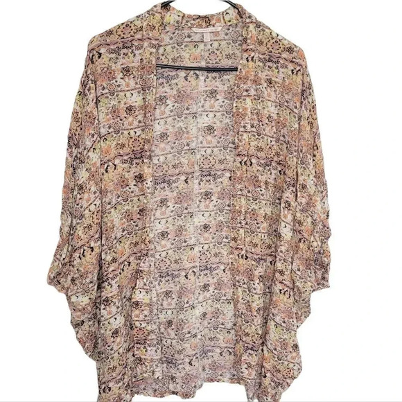 Victoria's Secret Open-Front Print Cover-up Size M/L - Picture 1 of 7